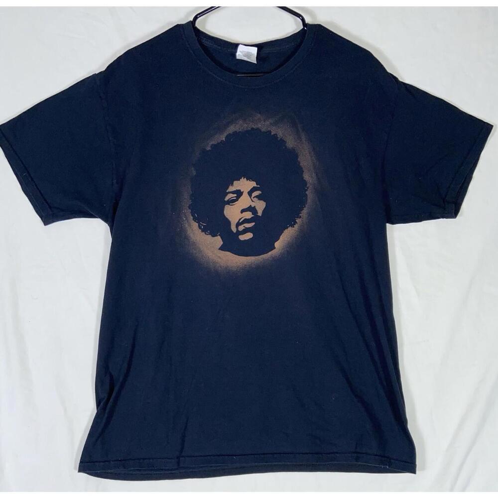 Jimi Hendrix Purple Haze Green Sz L T-Shirt Rock And Roll Hall Of Fame Museum